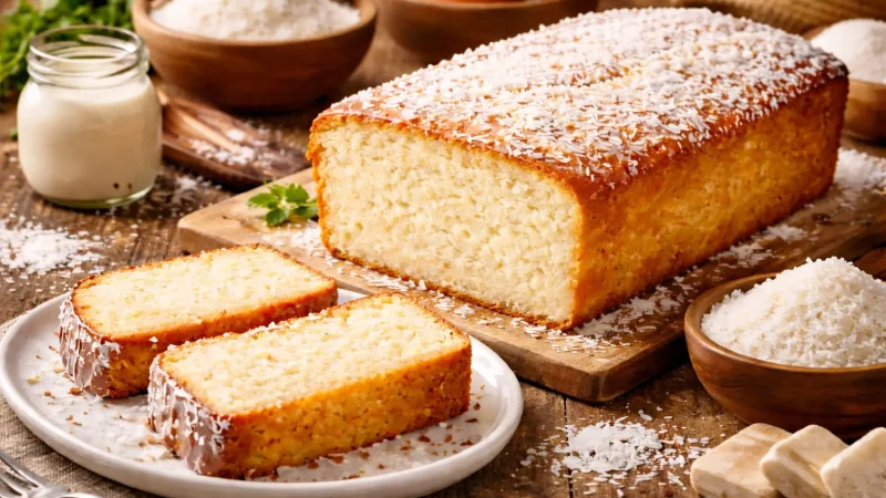 Bolo de arroz delicioso