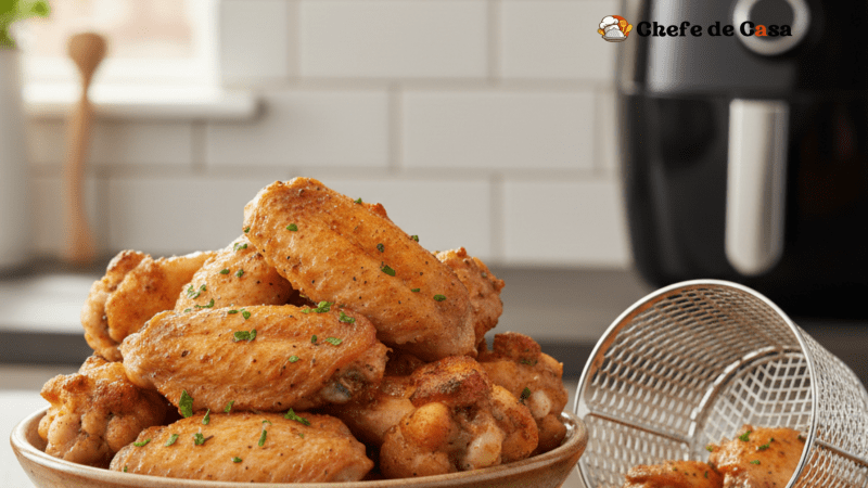 Asinha de frango na air fryer
