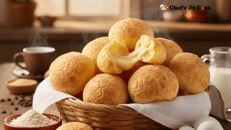 Receita de pão de queijo mineiro saboroso