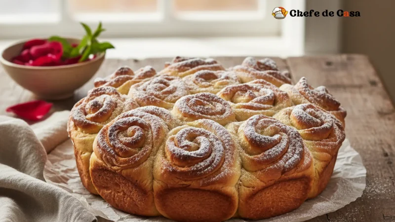 Receita de Pão de Rosas