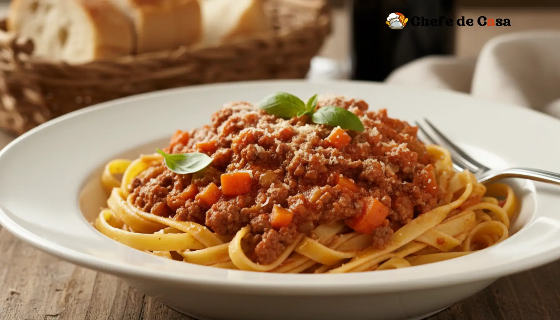 Talharim ao molho bolonhesa