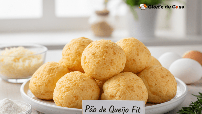 Pão de queijo fit de tapioca