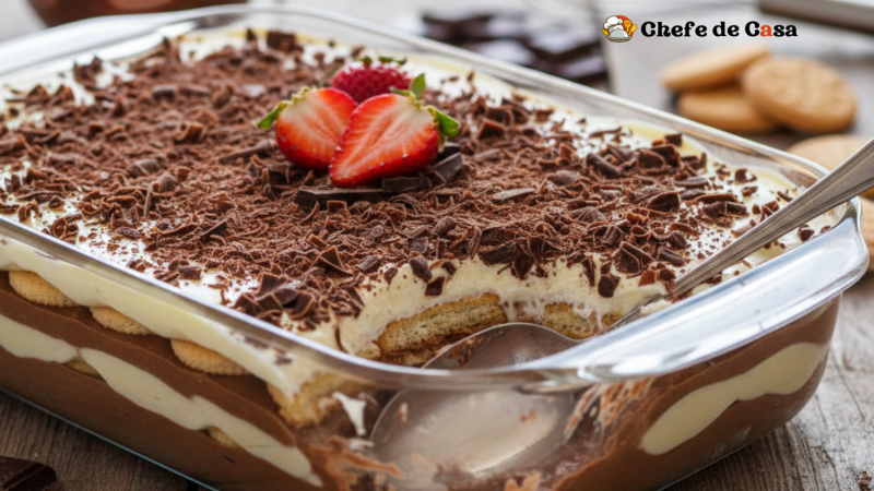 Pavê de chocolate fácil