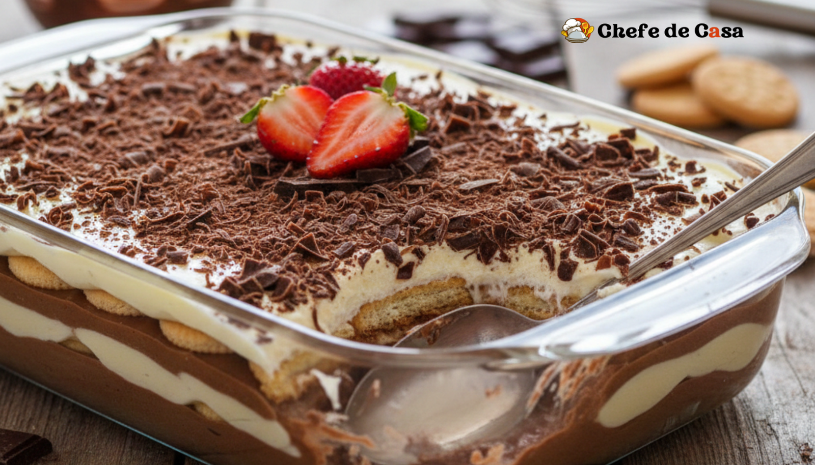 Pavê de chocolate fácil