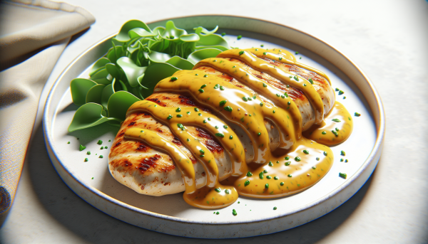 Filé de frango ao molho de mostarda