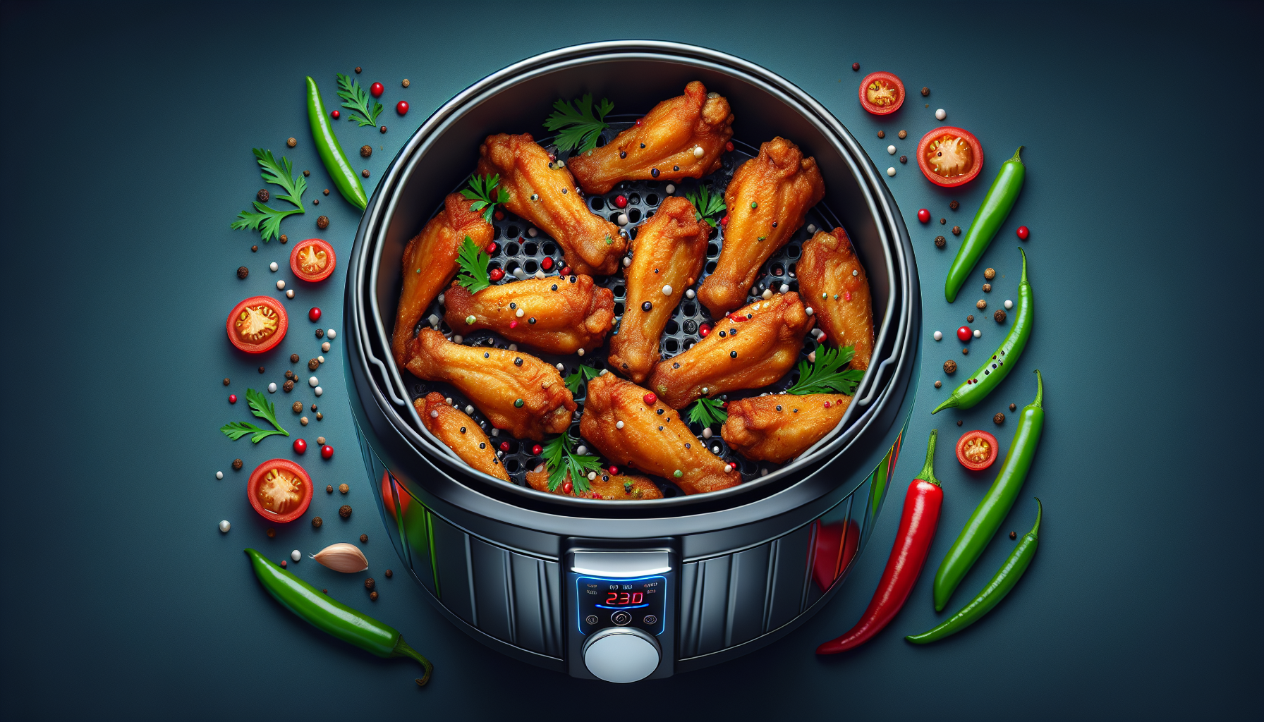 Asinha de frango na air fryer