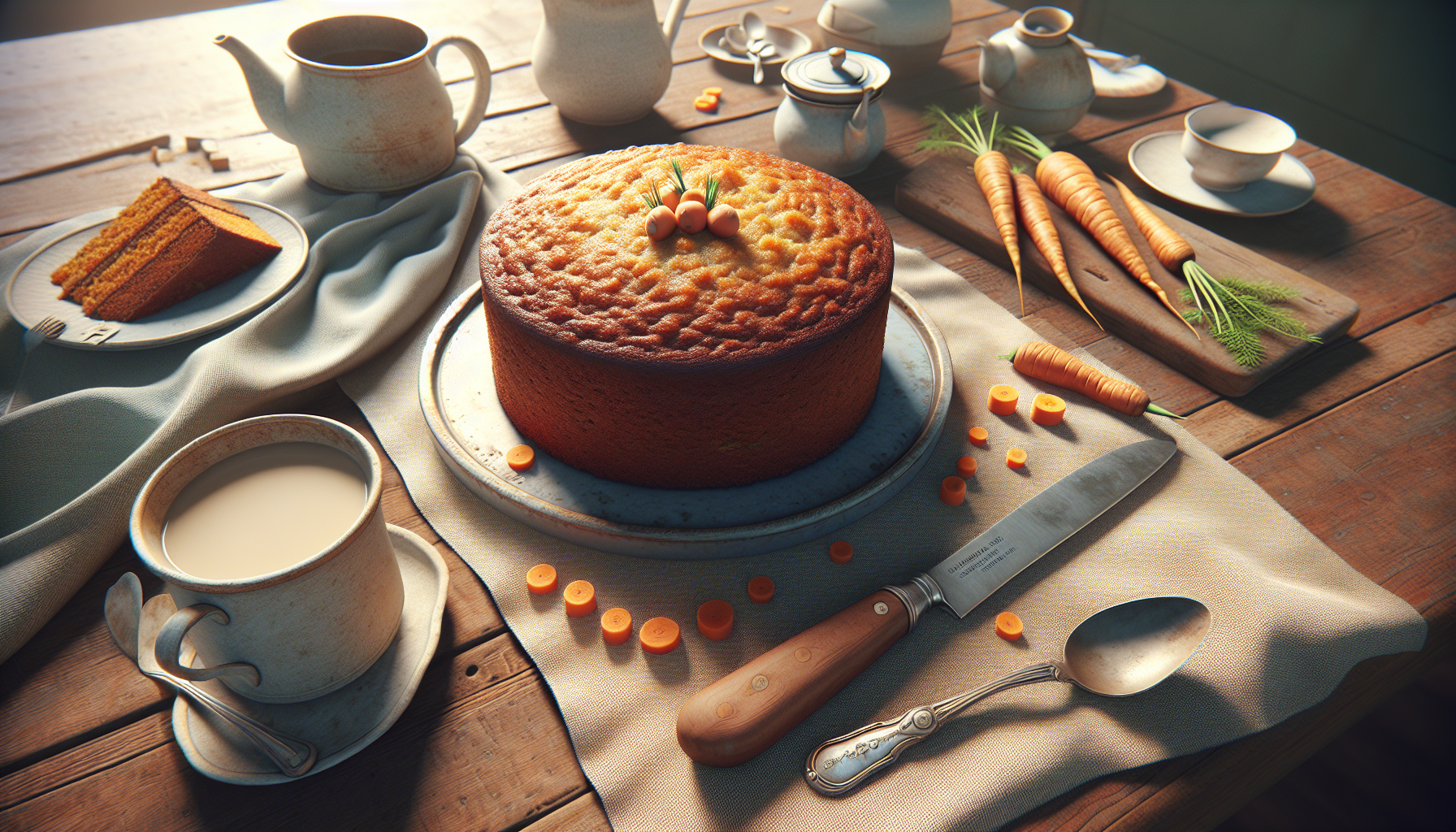 Bolo de cenoura de liquidificador