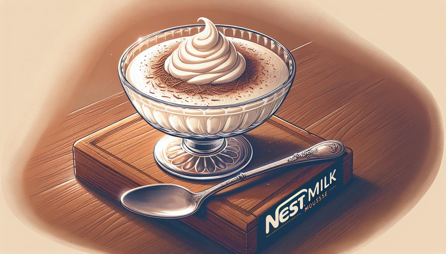 Mousse de leite Ninho