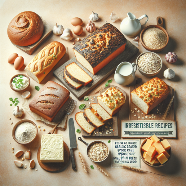 Receitas Irresistíveis: Aprenda a Fazer Pão de Alho Caseiro, Pão de Ló, Pão de Forma, Pão de Aveia, Pão Integral e Pão de Queijo Fit