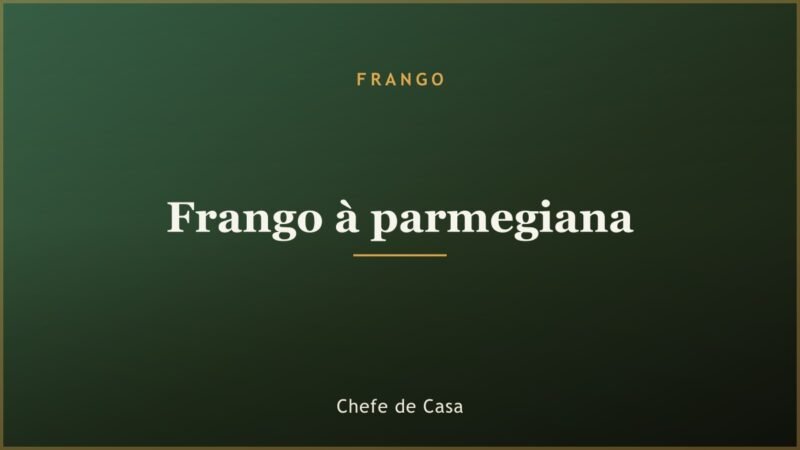 Frango à parmegiana