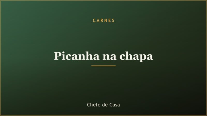 Picanha na chapa